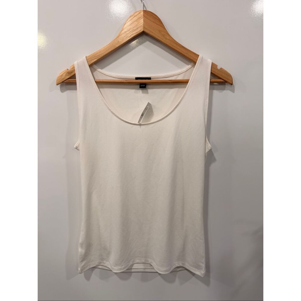 NWT‎ Ann Taylor Factory White Tank Top M